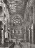 ESSEX. Waltham Abbey. Interior 1882 old antique vintage print picture