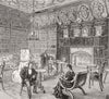 CHESHIRE. Empress of Austria, Combermere. Library 1882 old antique print