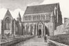 SCOTLAND. Abbey Church of Paisley Prince Leopold 1875 antique print