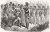 MILITARIA. Bohemian; Maria-Theresa; Cuirassier; Croats 1848 old antique print