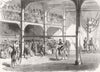 LANCS. Bicycle tournament, Liverpool 1869 old antique vintage print picture