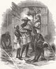 SLAVERY. Halt of Brazilian Slaves 1845 old antique vintage print picture