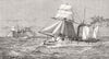 EGYPT. Gunboats Dee & Don, for Suez Canal protection 1882 old antique print