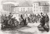 IRELAND. Landing of Neapolitan exiles, Cobh 1859 old antique print picture