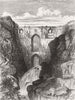 SPAIN. Bridge of Ronda-HQ Andalusian Federalists 1873 old antique print