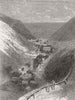 ST HELENA. View of James town 1873 old antique vintage print picture