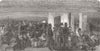 SHIPS. Scene between decks 1850 old antique vintage print picture