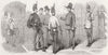 MILITARIA. Uniforms, Austrian troops in Lombardy 1859 old antique print