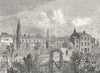 LONDON. Camden. Royal Veterinary College, 1825 1880 old antique print picture
