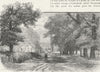 ESSEX. Theydon Bois 1888 old antique vintage print picture