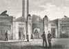 WOOLWICH. Entrance to Woolwich Arsenal 1888 old antique vintage print picture