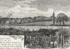 BICKLEY. Bickley, from the distance 1888 old antique vintage print picture