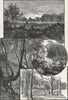 HAYES COMMON. Coney Hill; Old sand-pit; House 1888 antique print picture