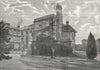 SURREY. Sanderstead Court 1888 old antique vintage print picture