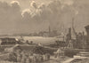 GREENWICH PENINSULA. Bugsby's Reach and Blackwall 1888 old antique print