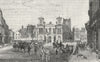 KINGSTON-ON-THAMES. Kingston Market Place. Surrey. London 1888 old print