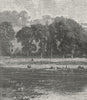 RICHMOND UPON THAMES. The Terrace, from the river 1888 old antique print