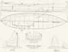 BOAT PLAN. Humber Canoe Yawl 'Cassy' 1891 old antique vintage print picture