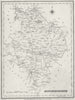 HUNTS. Huntingdonshire. Lewis 1831 old antique vintage map plan chart