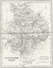 HUNTS. Huntingdonshire. Fullarton 1841 old antique vintage map plan chart