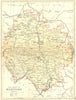 HEREFORD. Philip 1876 old antique vintage map plan chart