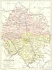 HEREFORD. Philip 1890 old antique vintage map plan chart