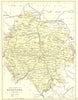 HEREFORD. Philip 1876 old antique vintage map plan chart
