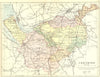 CHESHIRE. Philip 1888 old antique vintage map plan chart