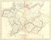 GERMANY. Germania Antiqua. Butler Hall Classical 1830 old antique map chart