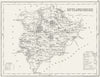 RUTLANDSHIRE. Antique county map. ARCHER/DUGDALE c1840 old chart