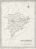 RUTLAND. Rutlandshire. Lewis 1831 old antique vintage map plan chart