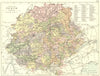 SCOTLAND. Perth. Perthshire. Philip 1891 old antique vintage map plan chart