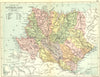 SCOTLAND. Sutherland. Philip 1891 old antique vintage map plan chart