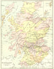 SCOTLAND. Railways. Philip Shetland Orkney inset 1891 old antique map chart