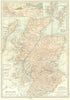 SCOTLAND.  1903 old antique vintage map plan chart