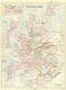 SCOTLAND. LONGMANS 1897 old antique vintage map plan chart