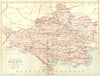 DORSET. Philip 1876 old antique vintage map plan chart