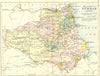 DURHAM. Philip 1898 old antique vintage map plan chart