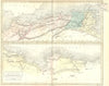 AFRICA. Septentrionalis. North. Butler Classical 1861 old antique map chart