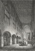 WORCS. Malvern Abbey, Worcestershire 1807 old antique vintage print picture
