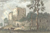 GOODRICH CASTLE. West Tower of , Herefordshire.  1835 old antique print
