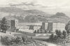 DERBYS. Chatsworth, Derbyshire Duke Devon. DUGDALE c1840 old antique print