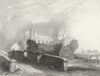 YORKS. Ripon Cathedral west view 1836 old antique vintage print picture
