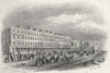 SUSSEX. Marina St Leonards-on-Sea c1855 old antique vintage print picture