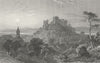 GERMANY. Ruins, Badenweiler. Tombleson 1830 old antique vintage print picture