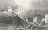 WERDENBERG. Town &. Swiss. Tombleson & Horse & Cart 1830 old antique print