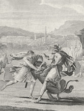 LIONS. Gladiators arena Romans c1800 old antique vintage print picture