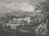 SCOTLAND. Burn House 1806 old antique vintage print picture