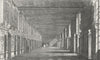 FONTAINEBLEAU. Galerie de Francois I. Pugin 1834 old antique print picture