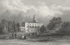 ISLE OF WIGHT. Fernhill Samuel Sanders-Bartlett c1840 old antique print